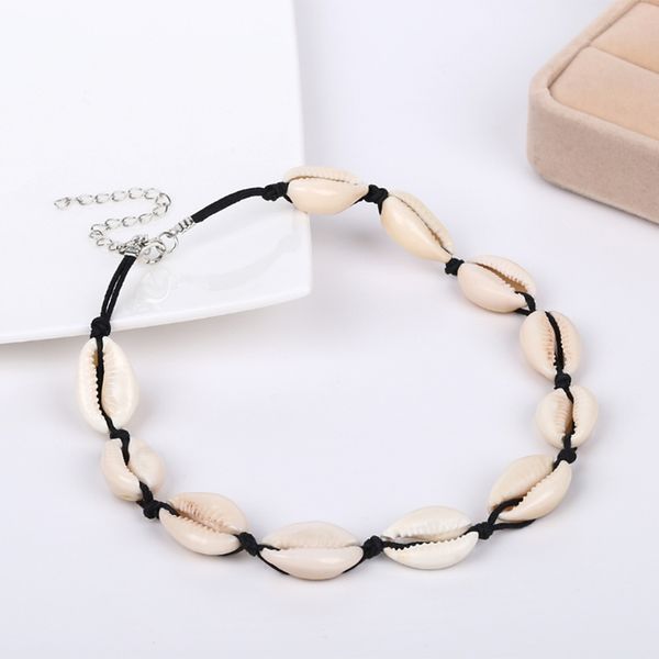 sea shell necklace choker chain handmade pendant women jewelry natural fashion, Golden;silver
sea shell necklace choker chain handmade pendant women jewelry natural fashion, Golden;silver
