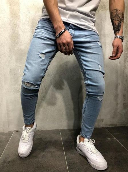 New Mens Holes Jean Blue Print Jeans Skinny Straight Slim Elastic Denim Fit Jeans Fashion Long Trousers Jeans
New Mens Holes Jean Blue Print Jeans Skinny Straight Slim Elastic Denim Fit Jeans Fashion Long Trousers Jeans