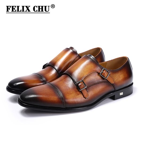 felix chu handmade genuine leather mens comfortable formal shoes black brown blue party business wedding monk strap dress shoes
felix chu handmade genuine leather mens comfortable formal shoes black brown blue party business wedding monk strap dress shoes