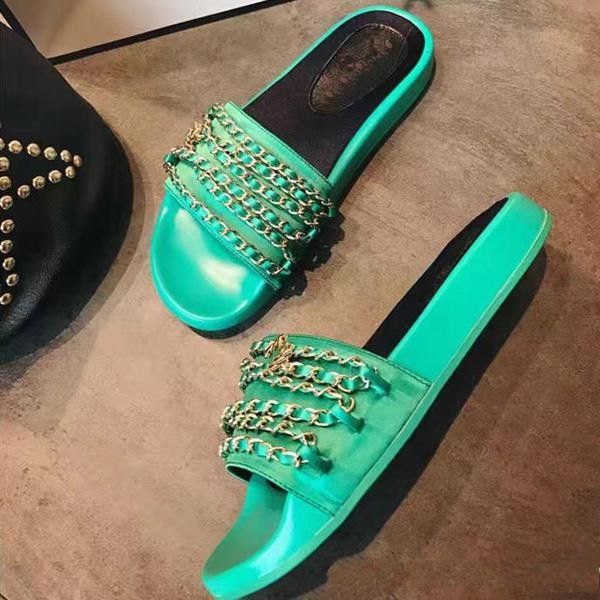 big size 35-42 genuine leather chains sandals luxury women designer outdoor beach fashion causal rubber sandals
big size 35-42 genuine leather chains sandals luxury women designer outdoor beach fashion causal rubber sandals