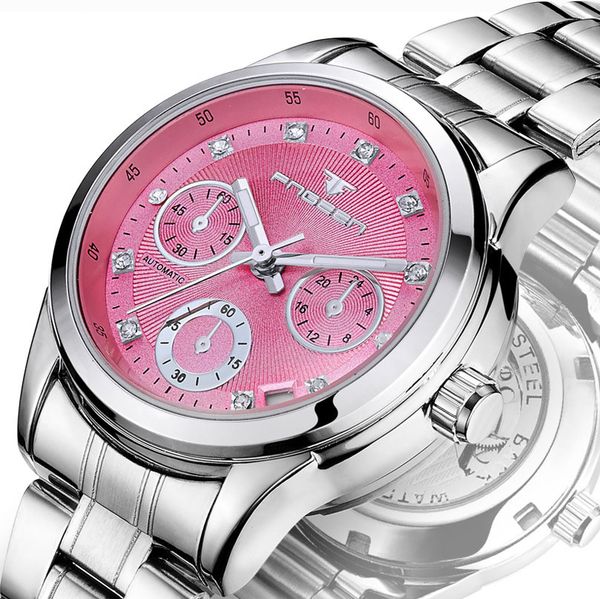 wengle new fashion british style luxury ms mechanical waterproof automatic calendar hollow dress coated glass mechanical watches, Slivery;brown
wengle new fashion british style luxury ms mechanical waterproof automatic calendar hollow dress coated glass mechanical watches, Slivery;brown