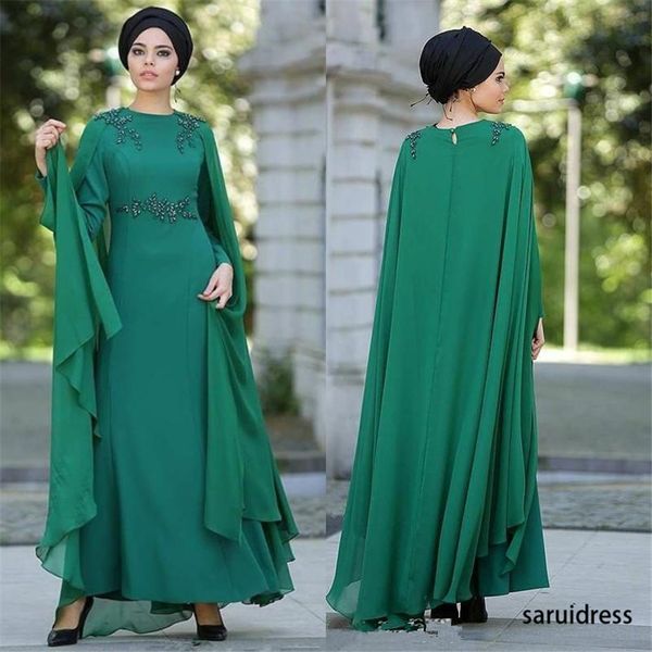 dubai muslim chiffon wrap luxury pearls jewel neck long sleeves party gowns satin ankle length islamic evening dress long prom dress, Black
dubai muslim chiffon wrap luxury pearls jewel neck long sleeves party gowns satin ankle length islamic evening dress long prom dress, Black