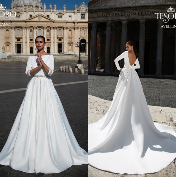 tesoro castle wedding dresses bateau neck a line backless bridal gowns bohemian boho wedding dress plus size, White
tesoro castle wedding dresses bateau neck a line backless bridal gowns bohemian boho wedding dress plus size, White