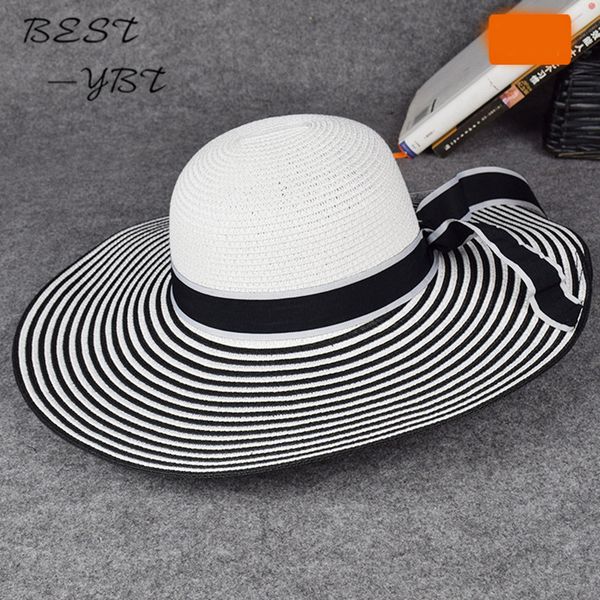 2018 new fashio version black and white stripes summer beach cap large brimmed straw sun bucket hat visor summer hats for women, Blue;gray
2018 new fashio version black and white stripes summer beach cap large brimmed straw sun bucket hat visor summer hats for women, Blue;gray