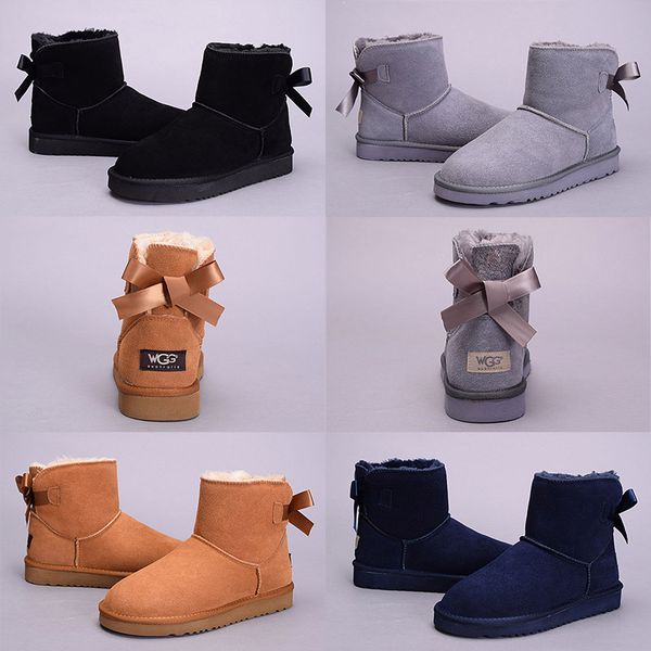 2018 new wgg bowtie women's australia classic ankle boots black grey chestnut navy blue women girl winter snow boots us 5-10
2018 new wgg bowtie women's australia classic ankle boots black grey chestnut navy blue women girl winter snow boots us 5-10