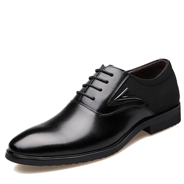 new 2016 autumn business dress shoes wedding pointed toe fashion genuine leather shoes flats oxford for men, Black
new 2016 autumn business dress shoes wedding pointed toe fashion genuine leather shoes flats oxford for men, Black