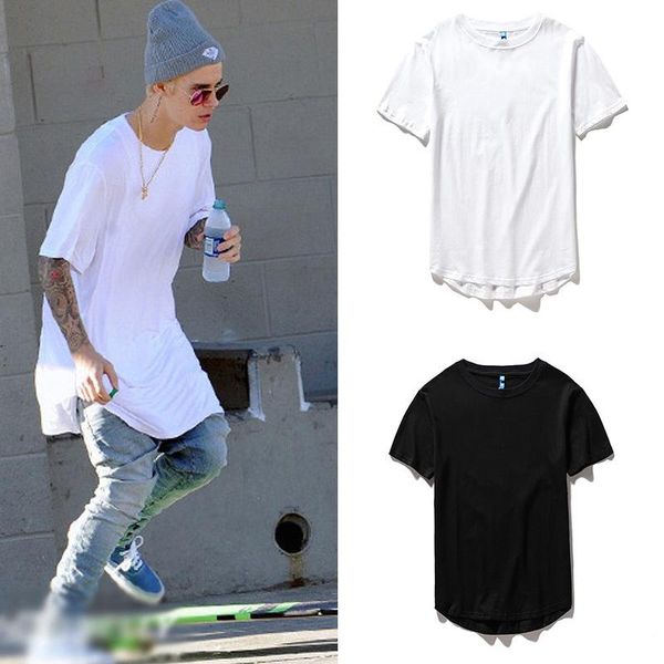 men's t shirt extended t-shirt men's clothing curved hem long line tees hip hop urban blank bieber shirts, White;black
men's t shirt extended t-shirt men's clothing curved hem long line tees hip hop urban blank bieber shirts, White;black