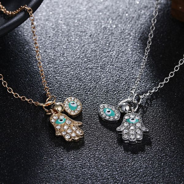 new evil eye hamsa fatima palm necklace lucky turkish kabbalah hand pendants women men fashion jewelry ing, Silver
new evil eye hamsa fatima palm necklace lucky turkish kabbalah hand pendants women men fashion jewelry ing, Silver