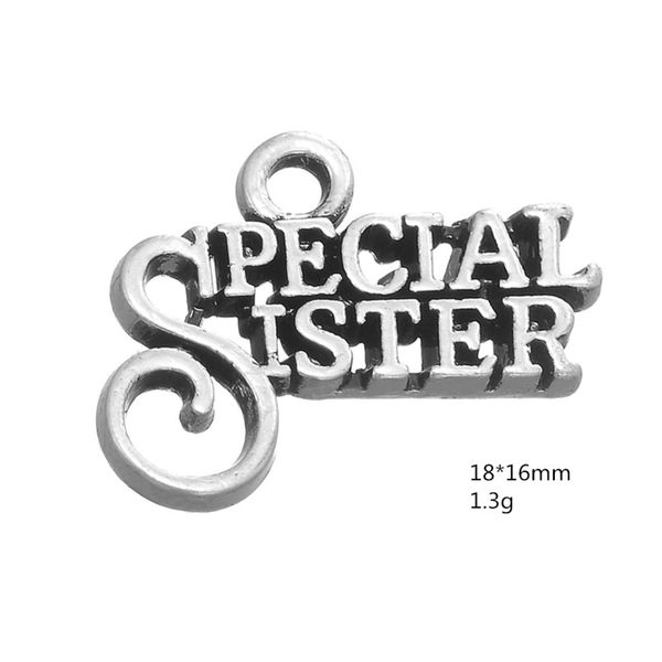 2021 zinc alloy letter charms for jewelry making special sister mental pendants for bracelets necklace key chain other customized jewelry, Bronze;silver
2021 zinc alloy letter charms for jewelry making special sister mental pendants for bracelets necklace key chain other customized jewelry, Bronze;silver