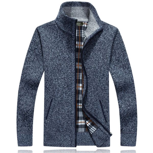 men sweater casual fit slim thick warm winter clothing pure color stand collar male fashion brand pure color outwear sweatercoat, White;black
men sweater casual fit slim thick warm winter clothing pure color stand collar male fashion brand pure color outwear sweatercoat, White;black