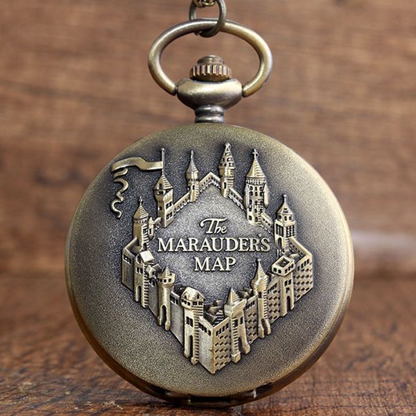 vintage marauders map copper pocket watch necklace pendant clock with chain women men gift xmas reloj de bolsillo, Slivery;golden
vintage marauders map copper pocket watch necklace pendant clock with chain women men gift xmas reloj de bolsillo, Slivery;golden