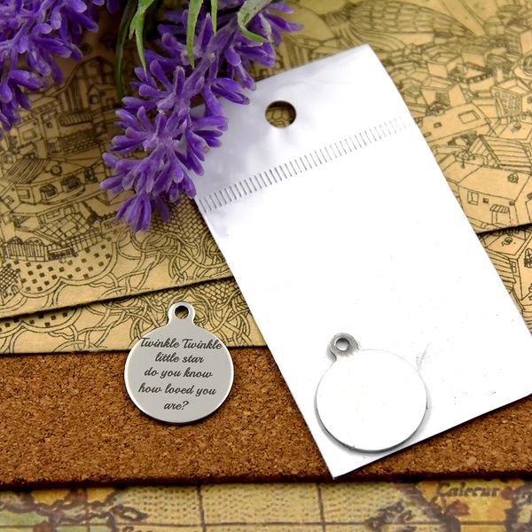 40pcs--"twinkle twinkle little star do you know how loved y"stainless steel charms more style for choosing diy charms pendants for, Bronze;silver
40pcs--"twinkle twinkle little star do you know how loved y"stainless steel charms more style for choosing diy charms pendants for, Bronze;silver