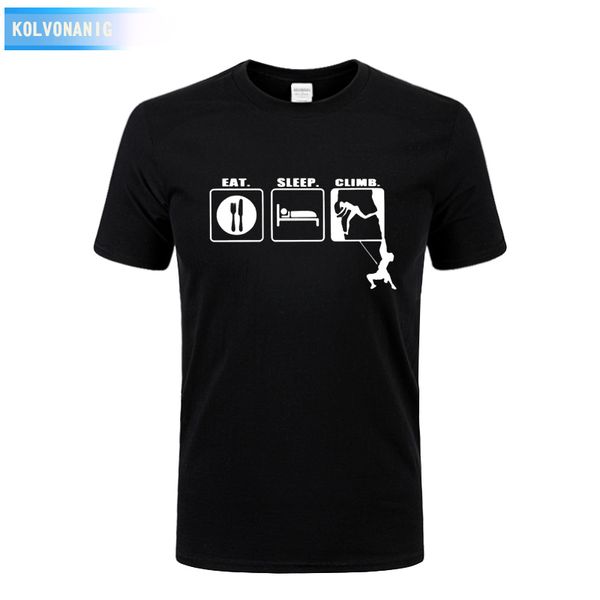 kolvonanig 2017 summer dress men t shirt eat sleep climb print funny o-neck short sleeves t-shirts tee shirt fashion tshirts top, White;black
kolvonanig 2017 summer dress men t shirt eat sleep climb print funny o-neck short sleeves t-shirts tee shirt fashion tshirts top, White;black