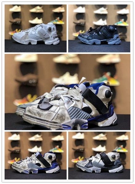 insta pump fury x vetements graffiti sports shoes men women outdoor training sneaker running shoes