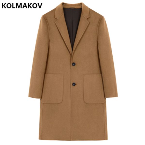 2018 new men's woolen trench coats parka winter coat slim fit men casual windbreaker thick cashmere overcoat long wool jackets, Black
2018 new men's woolen trench coats parka winter coat slim fit men casual windbreaker thick cashmere overcoat long wool jackets, Black