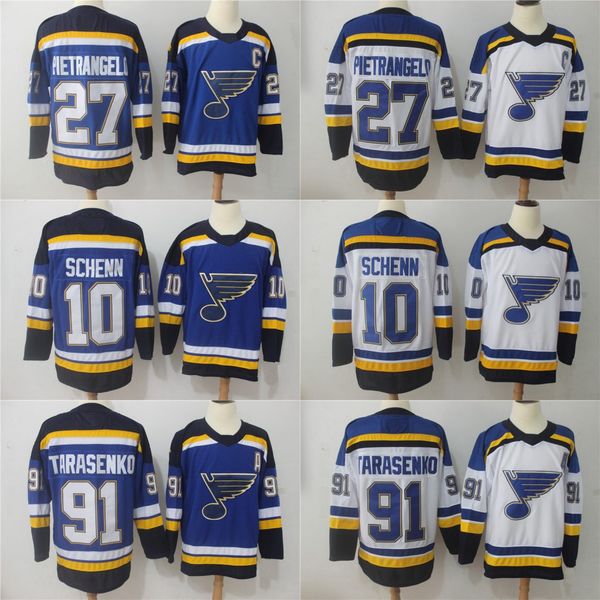 27 Alex Pietrangelo 10 Brayden Schenn 91 Vladimir Tarasenko Jerseys 2017-2018 Season St. Louis Blues Hockey Jerseys Stitched New Jersey
27 Alex Pietrangelo 10 Brayden Schenn 91 Vladimir Tarasenko Jerseys 2017-2018 Season St. Louis Blues Hockey Jerseys Stitched New Jersey