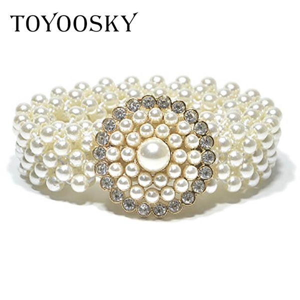 toyoosky new arrival accessories elegant silver buckle inlaying rhinestone pearl flower elastic belts women strap waistband, Black;brown
toyoosky new arrival accessories elegant silver buckle inlaying rhinestone pearl flower elastic belts women strap waistband, Black;brown