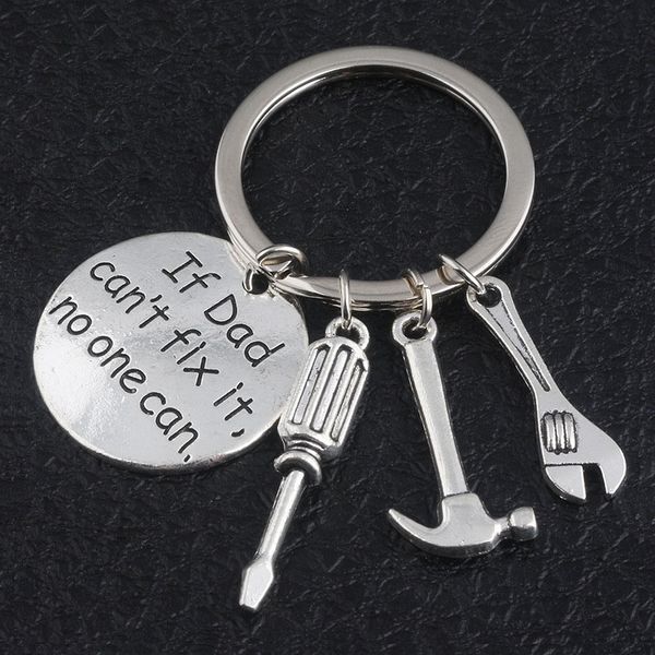 Keyring "If Dad Can't Fix It No One Can" Hand Tools Keychain Hammer Screwdriver Wrench Charms Key Ring Key Holder 4 Styles D273Q
Keyring "If Dad Can't Fix It No One Can" Hand Tools Keychain Hammer Screwdriver Wrench Charms Key Ring Key Holder 4 Styles D273Q