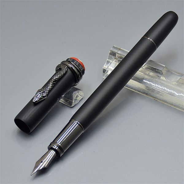 Top High quality 110th anniversary Inheritance Matte Black Classic Fountain pen ink pen For AU750 Median size 18k snake Nib with MB Branding
Top High quality 110th anniversary Inheritance Matte Black Classic Fountain pen ink pen For AU750 Median size 18k snake Nib with MB Branding