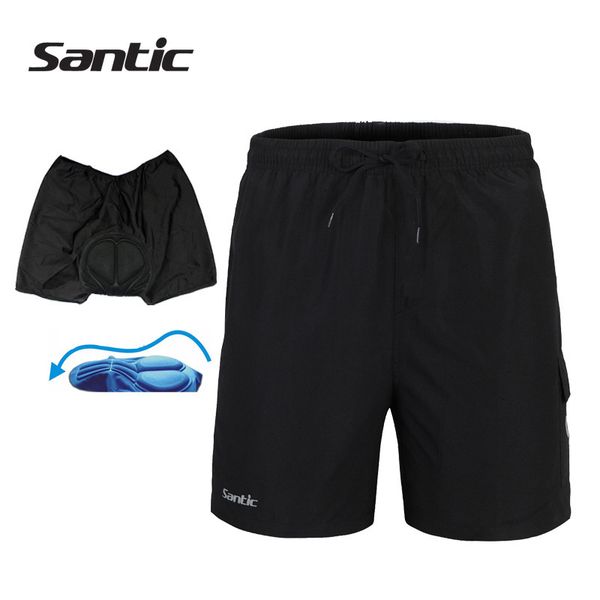 santic men cycling shorts with coolmax 3d padded breathable quick-dry mtb road bicycle outdoor sportswear leisure shorts c05003, Black
santic men cycling shorts with coolmax 3d padded breathable quick-dry mtb road bicycle outdoor sportswear leisure shorts c05003, Black