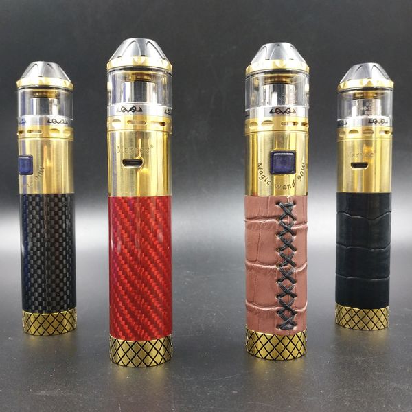 Original Marvec Magic Wand 90W Starter Kit with Carbon Fiber or Leather Sleeve fit 18650 Battery Ecig DHL Free
Original Marvec Magic Wand 90W Starter Kit with Carbon Fiber or Leather Sleeve fit 18650 Battery Ecig DHL Free