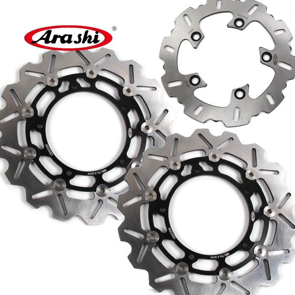 arashi for yamaha yzf r6 2003 front rear brake rotors disk disc motorcycle accessories yzf-r6 03 cnc aluminum
arashi for yamaha yzf r6 2003 front rear brake rotors disk disc motorcycle accessories yzf-r6 03 cnc aluminum