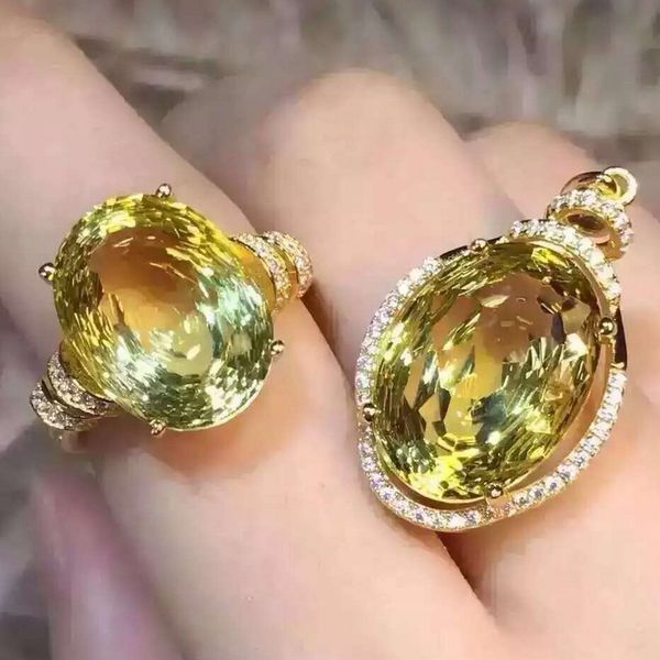 fidelity natural lemon yellow crystal s925 sterling silver jewelry sets natural 13*18mm gem ring pendant generous fine jewelry, Black
fidelity natural lemon yellow crystal s925 sterling silver jewelry sets natural 13*18mm gem ring pendant generous fine jewelry, Black