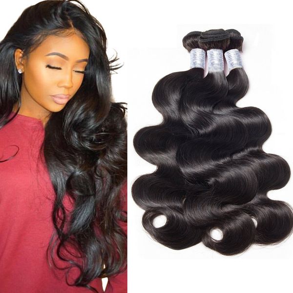 

7a virgin brazilian body wave hair peruvian body weave hair bundles malaysian indian unprocessed hair weft 1b black extension