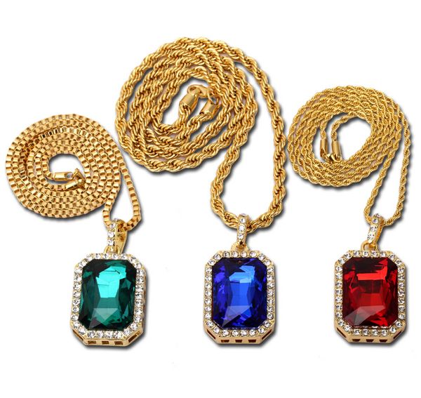 Горячее золото геометрические ожерелье среднего размера Bling обледенелый красный 
Горячее золото геометрические ожерелье среднего размера Bling обледенелый красный