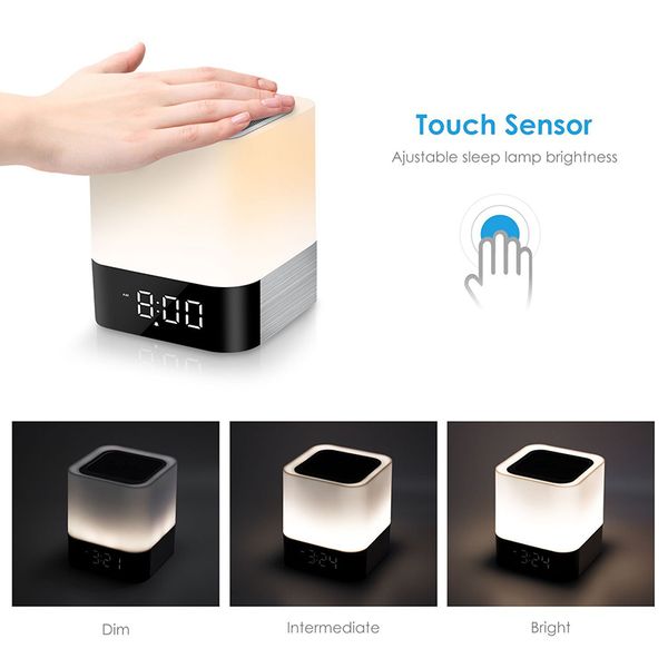 сенсорный датчик ночник/mp3-плеер будильник led будильник с ночной свет bluetooth колонки,все в 1
сенсорный датчик ночник/mp3-плеер будильник led будильник с ночной свет bluetooth колонки,все в 1