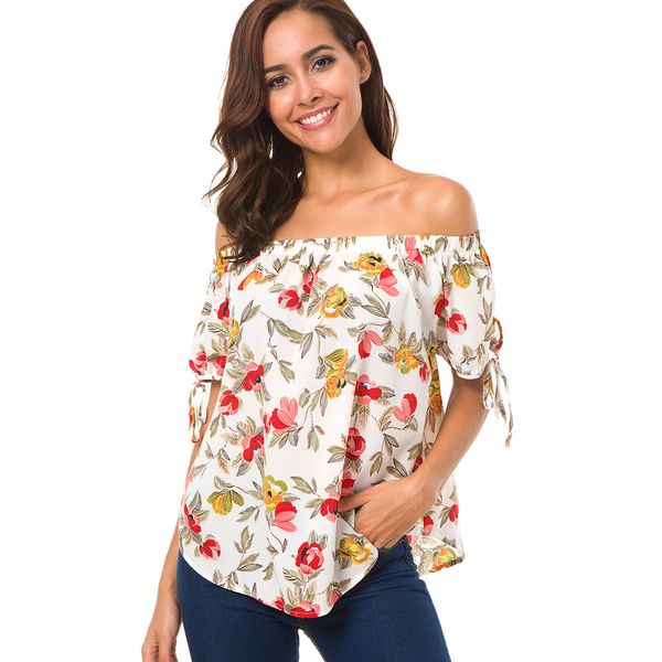 new style women's fashion flower print shirt women's fashion off shoulder loose blouse shirt plus size s-xl am19229, White
new style women's fashion flower print shirt women's fashion off shoulder loose blouse shirt plus size s-xl am19229, White
