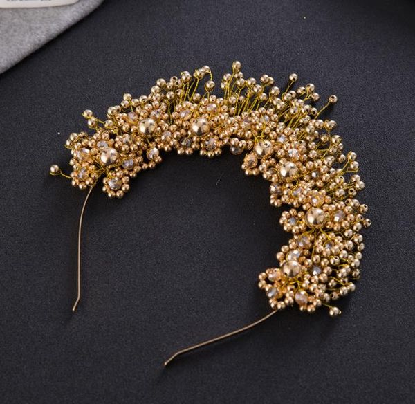 korean bride hair ornament pearl hair band with pink head wedding dress accessories, Slivery;golden
korean bride hair ornament pearl hair band with pink head wedding dress accessories, Slivery;golden