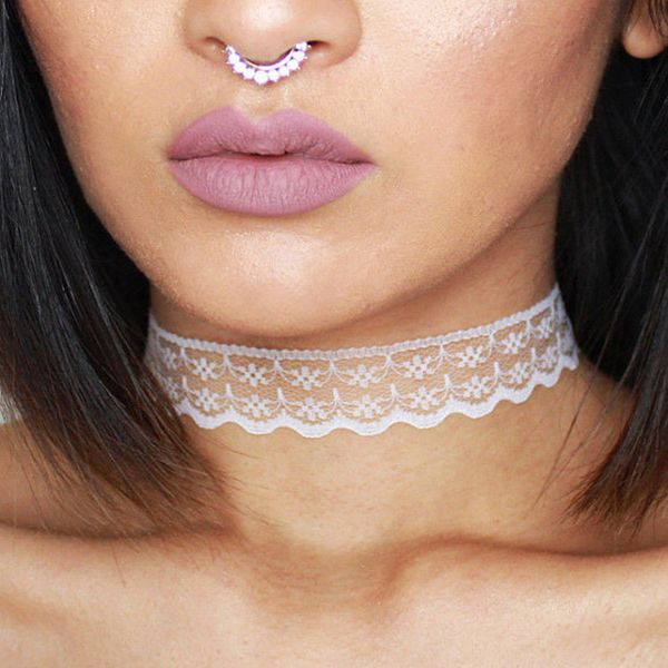 1 pcs black white red plain lace choker necklace gothic vintage wide ribbon handmade neckless jewelry collar nacklace for women, Silver
1 pcs black white red plain lace choker necklace gothic vintage wide ribbon handmade neckless jewelry collar nacklace for women, Silver
