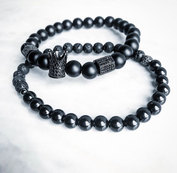 2pcs/set men woman bead bracelet crown charm bangle natural beads buddha bracelet for women and mens pulseras masculina accessory, Golden;silver
2pcs/set men woman bead bracelet crown charm bangle natural beads buddha bracelet for women and mens pulseras masculina accessory, Golden;silver