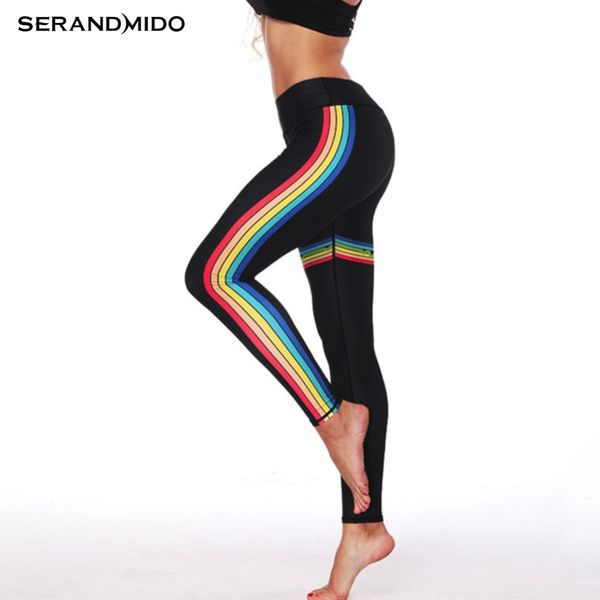 serandmido 2018 black leggings rainbow printing workout high waist big size pants casual women clothes sml1817
serandmido 2018 black leggings rainbow printing workout high waist big size pants casual women clothes sml1817