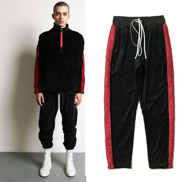 Оптовая продажа-Kanye west тренировочные брюки S-XL CALABASAS брюки мужчины свободные бегун
Оптовая продажа-Kanye west тренировочные брюки S-XL CALABASAS брюки мужчины свободные бегун