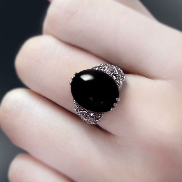 handmade 925 sterling sier ring garnet female black chalcedony women jewelry bohemia rings retro lovers gift, Golden;silver
handmade 925 sterling sier ring garnet female black chalcedony women jewelry bohemia rings retro lovers gift, Golden;silver