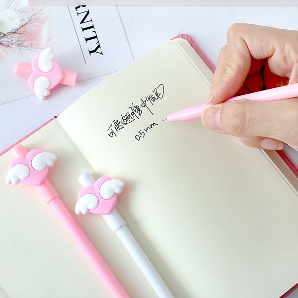 30 pcs korean stationery lovely wings love neutral pen gel cartoon student writing tool black signature pen 0.5 school supplies
30 pcs korean stationery lovely wings love neutral pen gel cartoon student writing tool black signature pen 0.5 school supplies