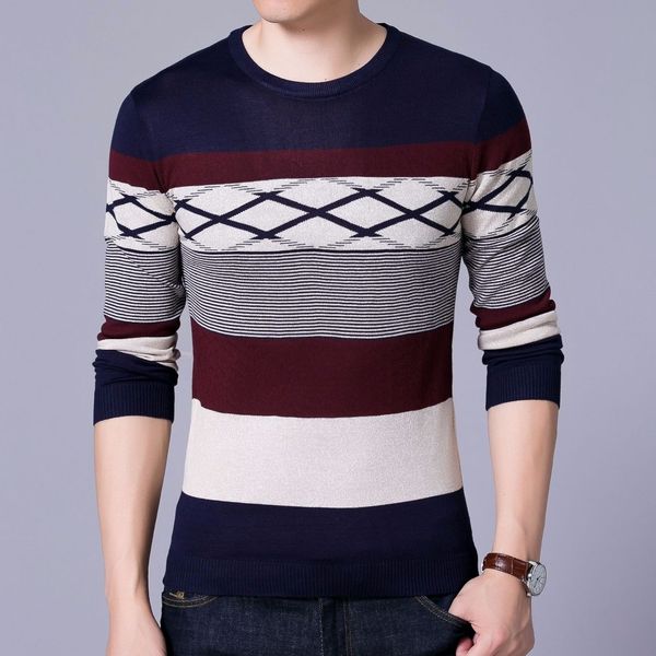 2018 new spring autumn men pullover sweater male striped sweaters men's clothing pull homme man clothes pull homme hiver, White;black
2018 new spring autumn men pullover sweater male striped sweaters men's clothing pull homme man clothes pull homme hiver, White;black