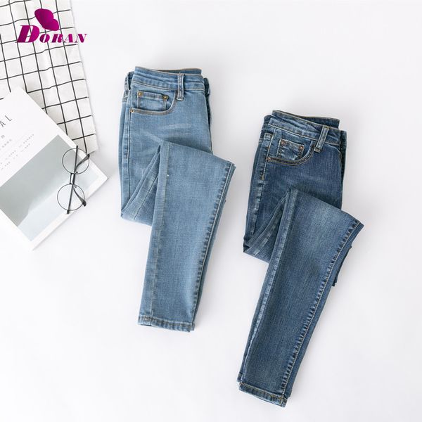 jeans for women high waist high elastic jeans plus size femme washed bleached casual skinny pencil pants euro style classic, Blue
jeans for women high waist high elastic jeans plus size femme washed bleached casual skinny pencil pants euro style classic, Blue