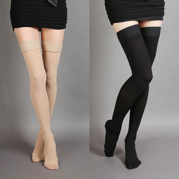 sale varicose veins thigh high 25-30 mmhg medical compression closed toe socks jl, Black;white
sale varicose veins thigh high 25-30 mmhg medical compression closed toe socks jl, Black;white