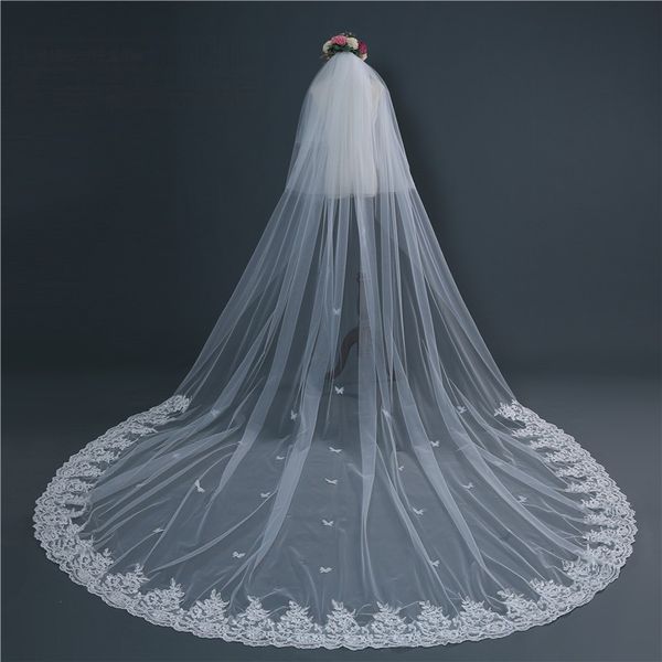 beauty ivory 3 meters applique edge bridal veils bridal headwear wedding accessories f714140, Black
beauty ivory 3 meters applique edge bridal veils bridal headwear wedding accessories f714140, Black