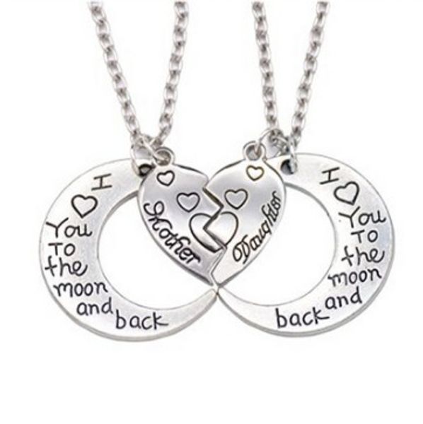 i love you to the moon and back mothers day gifts mother & daughter silver tone necklace sets, Golden;silver
i love you to the moon and back mothers day gifts mother & daughter silver tone necklace sets, Golden;silver