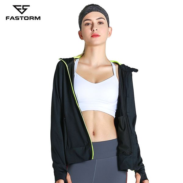 fastorm running jackets women long sleeve professional yoga sportswear fitness tight gym exercise tracksuits, Black;red
fastorm running jackets women long sleeve professional yoga sportswear fitness tight gym exercise tracksuits, Black;red
