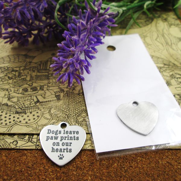 40pcs--"dogs leave paw prints on our hearta"stainless steel charms more style for choosing diy charms pendants for necklace, Bronze;silver
40pcs--"dogs leave paw prints on our hearta"stainless steel charms more style for choosing diy charms pendants for necklace, Bronze;silver