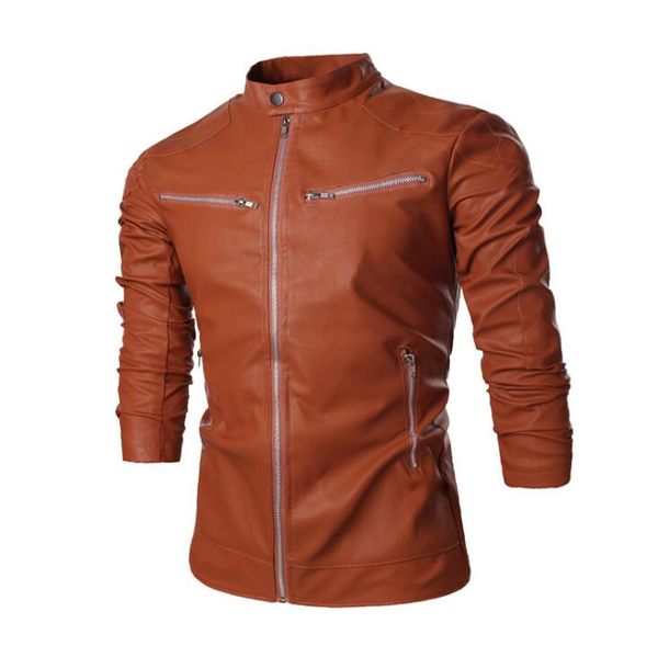 Men Brand Faux Leather Jacket Movie Stars Designer Jacket Mens Coat