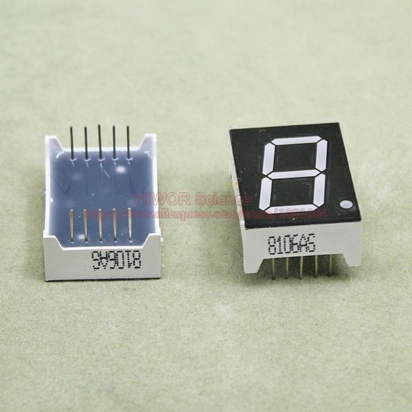 10pcs/lot) 10 pins 8011ar 0.8 inch 1 bit digit 7 segment red led display share common cathode digital display
10pcs/lot) 10 pins 8011ar 0.8 inch 1 bit digit 7 segment red led display share common cathode digital display