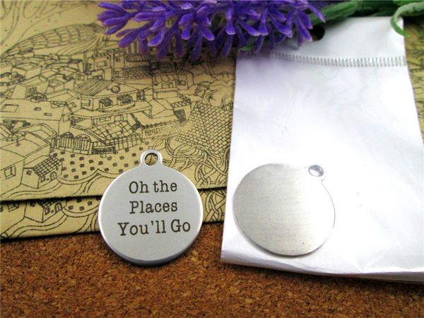 40pcs--"oh the place you'll go"stainless steel charms more style for choosing diy charms pendants for necklace, Bronze;silver
40pcs--"oh the place you'll go"stainless steel charms more style for choosing diy charms pendants for necklace, Bronze;silver