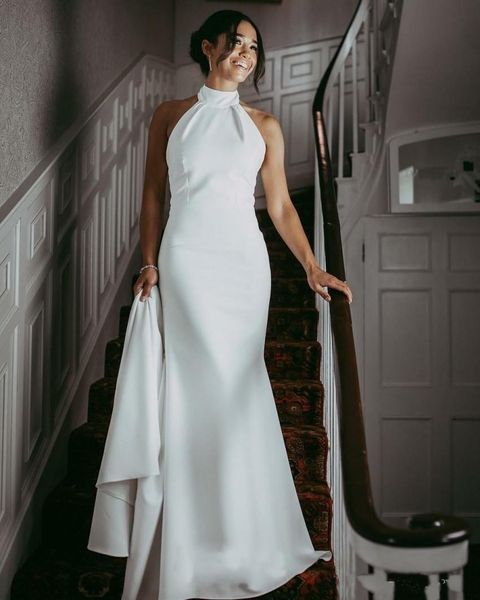 2018 Latest Prince Harry&Meghan Markle Halter Evening Dresses Simple Design Mermaid White Formal Evening Gowns Special Occasion Dresses
2018 Latest Prince Harry&Meghan Markle Halter Evening Dresses Simple Design Mermaid White Formal Evening Gowns Special Occasion Dresses