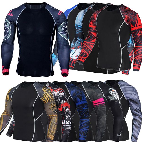 S-4XL Men Stretch Tight Bodybuilding Compression Long Sleeve Fitness Clothing Workout Base Layer Costume Shirt Gym T-Shirt Top
S-4XL Men Stretch Tight Bodybuilding Compression Long Sleeve Fitness Clothing Workout Base Layer Costume Shirt Gym T-Shirt Top